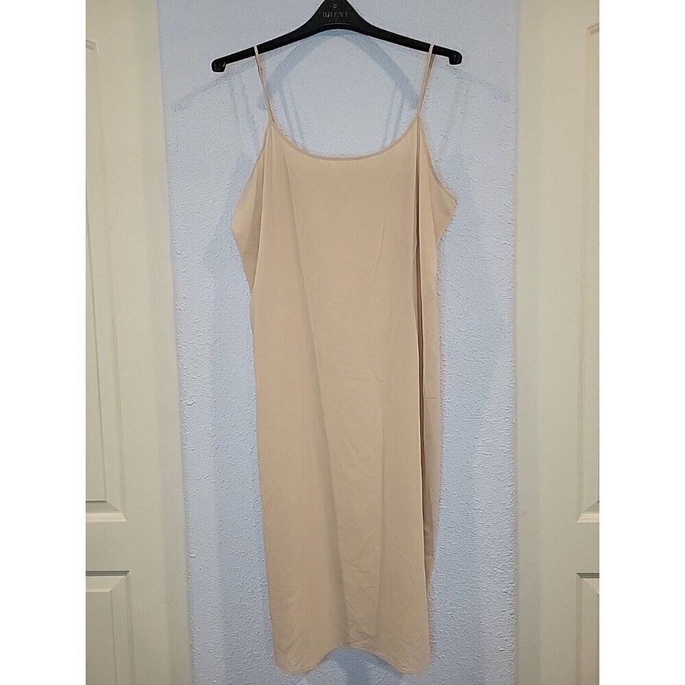 Carlisle Beige Slip Maxi Dress